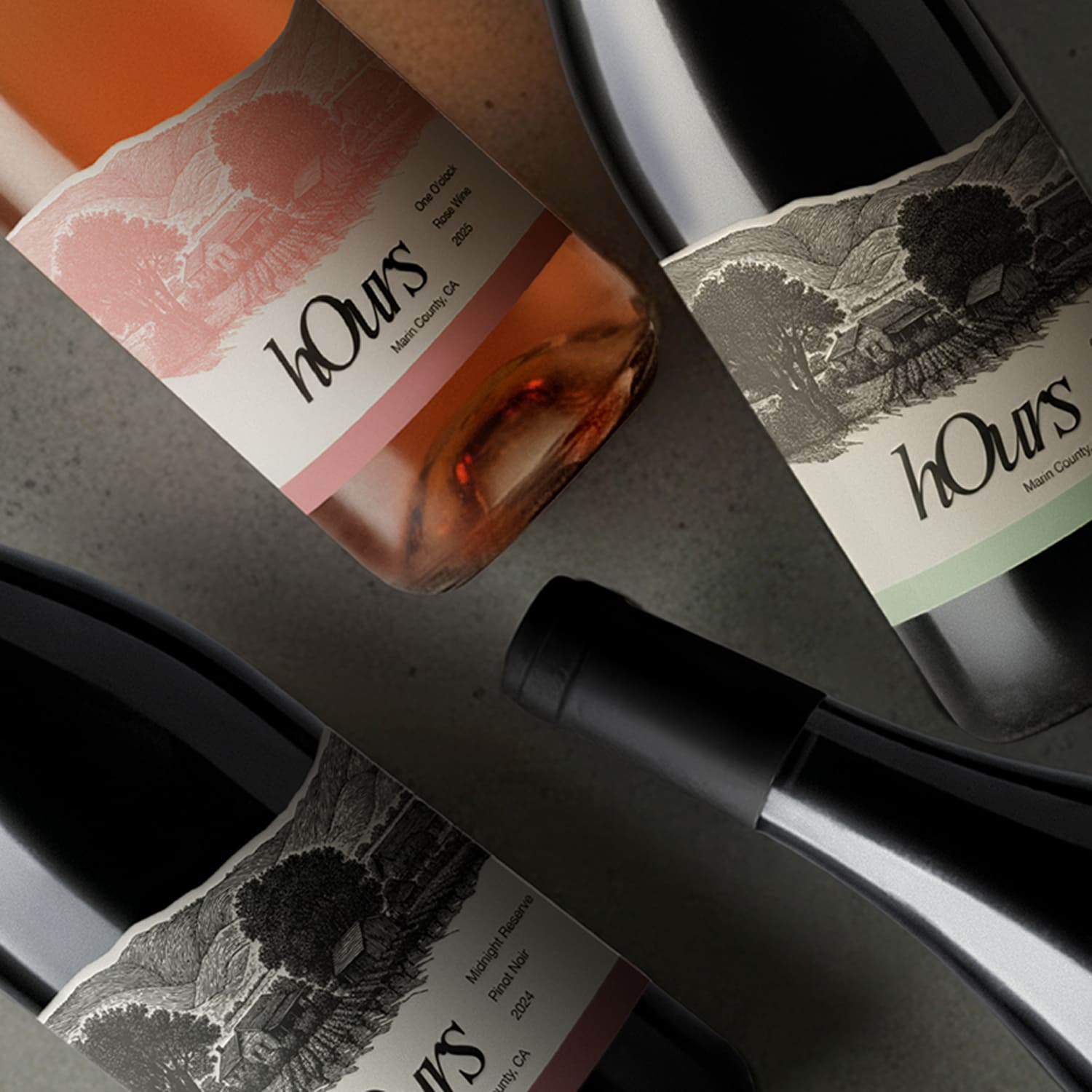 Hours Wine — Branding