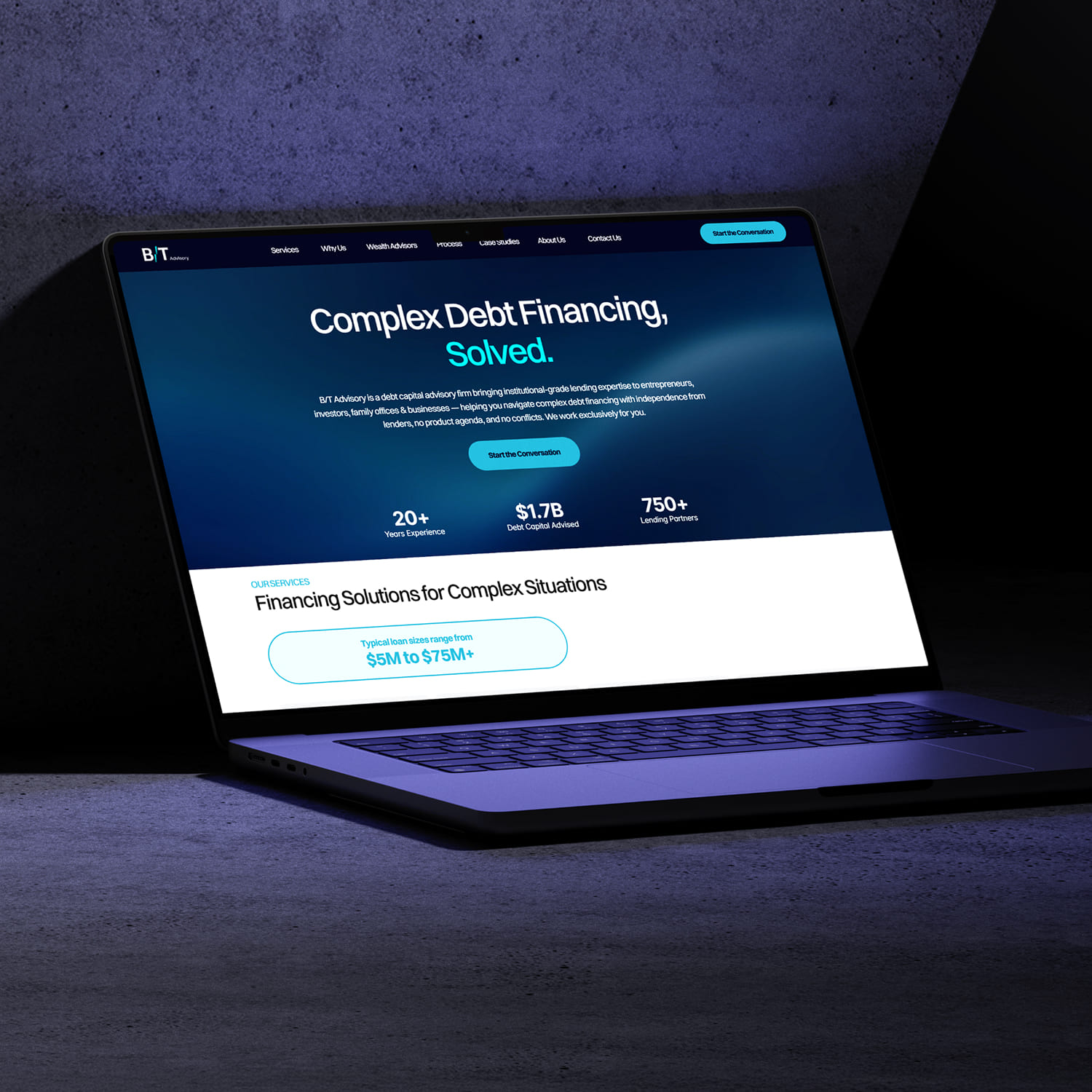 B/T Advisory — Web Design
